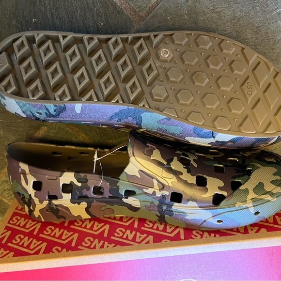 VANS Camo Slip On Trk Shoes VN0A5HF8CMA - Picture 3 of 6